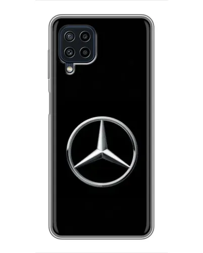 Чехол для Samsung Galaxy A22 с картинкой «Mercedes классический лого»