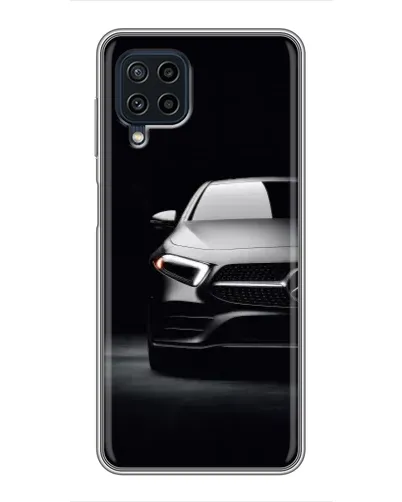 Чехол для Samsung Galaxy A22 с картинкой «Свет фар Mercedes»