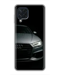 Чехол для Samsung Galaxy A22 с картинкой «Audi — детализация кузова»
