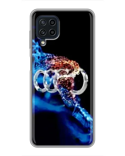 Чехол для Samsung Galaxy A22 с картинкой «Энергия лого Audi» Чехол для Samsung Galaxy A22 с картинкой «Энергия лого Audi»