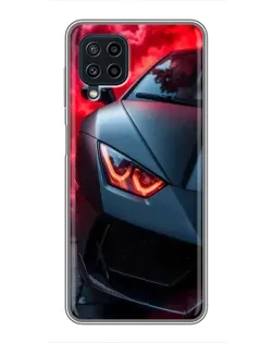 Чехол для Samsung Galaxy A22 с картинкой «Lamborghini красное сияние» Чехол для Samsung Galaxy A22 с картинкой «Lamborghini красное сияние»
