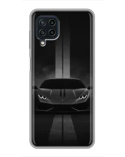 Чехол для Samsung Galaxy A22 с картинкой «Lamborghini симметрия дорог» Чехол для Samsung Galaxy A22 с картинкой «Lamborghini симметрия дорог»
