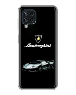 Чехол для Samsung Galaxy A22 с картинкой «Логотип Lamborghini классика» Чехол для Samsung Galaxy A22 с картинкой «Логотип Lamborghini классика»