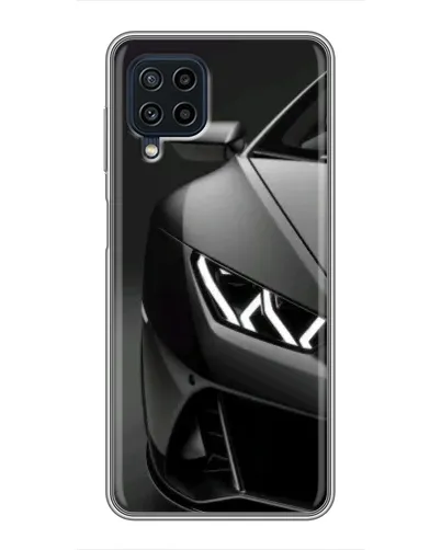 Чехол для Samsung Galaxy A22 с картинкой «Lamborghini фары детализация»