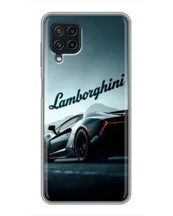 Чехол для Samsung Galaxy A22 с картинкой «Классическая надпись Lamborghini» Чехол для Samsung Galaxy A22 с картинкой «Классическая надпись Lamborghini»
