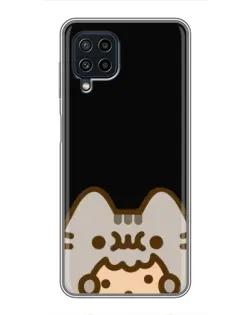 Чехол для Samsung Galaxy A22 с картинкой «Пушин на черном» Чехол для Samsung Galaxy A22 с картинкой «Пушин на черном»