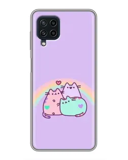 Чехол для Samsung Galaxy A22 с картинкой «Радужные Пушины» Чехол для Samsung Galaxy A22 с картинкой «Радужные Пушины»