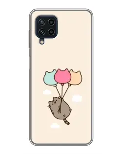 Чехол для Samsung Galaxy A22 с картинкой «Пушин на шариках» Чехол для Samsung Galaxy A22 с картинкой «Пушин на шариках»