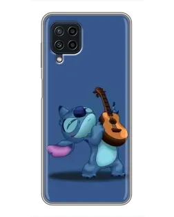 Чехол для Samsung Galaxy A22 с картинкой «Стич с укулеле» Чехол для Samsung Galaxy A22 с картинкой «Стич с укулеле»