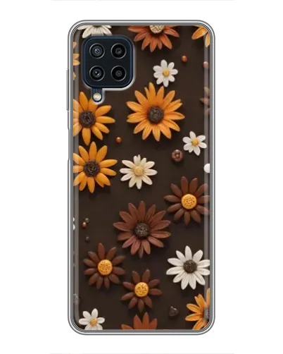 Чехол для Samsung Galaxy A22 с картинкой «Узор из маленьких подсолнухов» Чехол для Samsung Galaxy A22 с картинкой «Узор из маленьких подсолнухов»