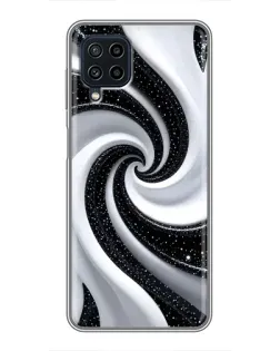Чехол для Samsung Galaxy A22 с картинкой «Черно-белая спираль» Чехол для Samsung Galaxy A22 с картинкой «Черно-белая спираль»