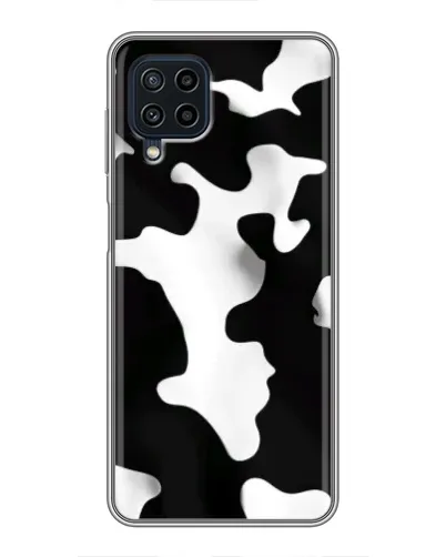 Чехол для Samsung Galaxy A22 с картинкой «Черно-белое пятно»