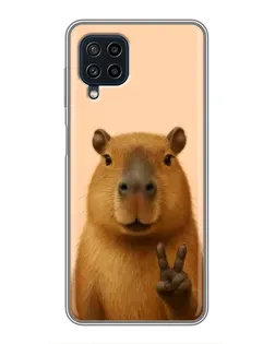 Чехол для Samsung Galaxy A22 с картинкой «Капибара виктория» Чехол для Samsung Galaxy A22 с картинкой «Капибара виктория»
