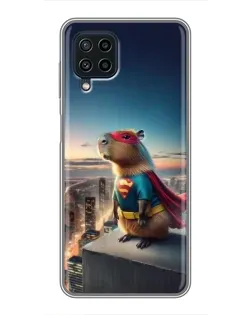 Чехол для Samsung Galaxy A22 с картинкой «Капи-мен супергерой» Чехол для Samsung Galaxy A22 с картинкой «Капи-мен супергерой»