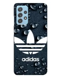 Чехол для Samsung Galaxy A23 с картинкой «Adidas Trefoil Blue»