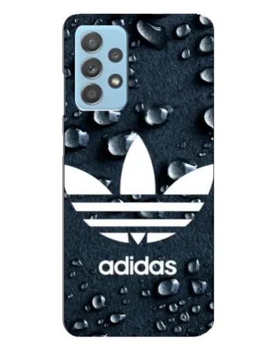 Чехол для Samsung Galaxy A23 с картинкой «Adidas Trefoil Blue»