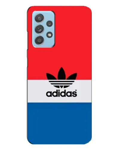 Чехол для Samsung Galaxy A23 с картинкой «Ретро блоки Adidas»