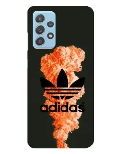 Чехол для Samsung Galaxy A23 с картинкой «Оранжевый дым Adidas» Чехол для Samsung Galaxy A23 с картинкой «Оранжевый дым Adidas»