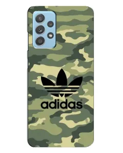 Чехол для Samsung Galaxy A23 с картинкой «Милитари стиль Adidas» Чехол для Samsung Galaxy A23 с картинкой «Милитари стиль Adidas»