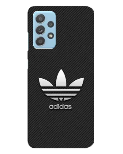 Чехол для Samsung Galaxy A23 с картинкой «Adidas Карбоновая текстура»
