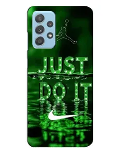 Чехол для Samsung Galaxy A23 с картинкой «Зеленый неоновый Nike» Чехол для Samsung Galaxy A23 с картинкой «Зеленый неоновый Nike»