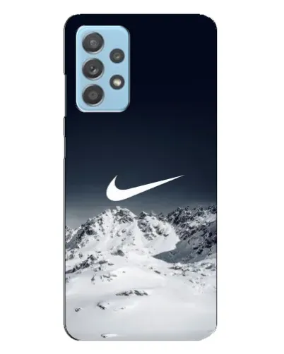 Чехол для Samsung Galaxy A23 с картинкой «Nike — зимние горы»