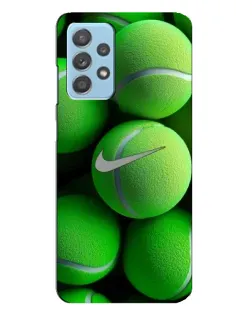 Чехол для Samsung Galaxy A23 с картинкой «Теннисные мячи Найк» Чехол для Samsung Galaxy A23 с картинкой «Теннисные мячи Найк»
