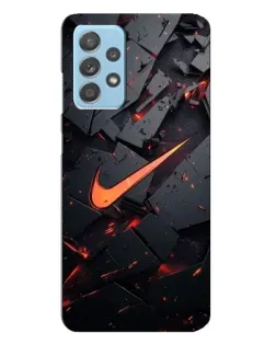 Чехол для Samsung Galaxy A23 с картинкой «Nike — эффект разломов» Чехол для Samsung Galaxy A23 с картинкой «Nike — эффект разломов»