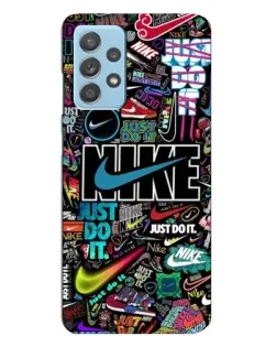 Чехол для Samsung Galaxy A23 с картинкой «Яркий коллаж Nike» Чехол для Samsung Galaxy A23 с картинкой «Яркий коллаж Nike»