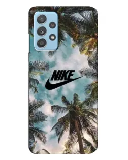 Чехол для Samsung Galaxy A23 с картинкой «Тропический принт Nike» Чехол для Samsung Galaxy A23 с картинкой «Тропический принт Nike»