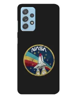 Чехол для Samsung Galaxy A23 с картинкой «NASA — эмблема миссии»