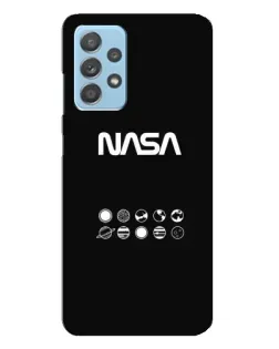 Чехол для Samsung Galaxy A23 с картинкой «NASA — технический принт» Чехол для Samsung Galaxy A23 с картинкой «NASA — технический принт»