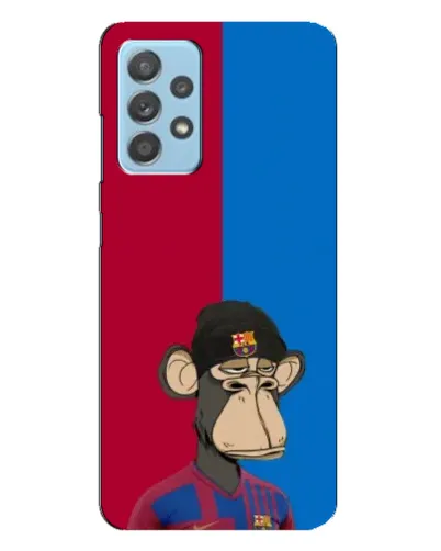 Чехол для Samsung Galaxy A23 с картинкой «Bored Ape — фанат Барсы» Чехол для Samsung Galaxy A23 с картинкой «Bored Ape — фанат Барсы»
