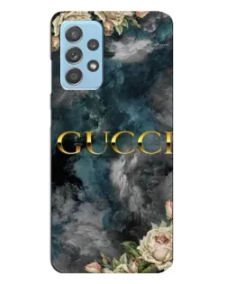 Чехол для Samsung Galaxy A23 с картинкой «Абстрактные цветы Gucci»