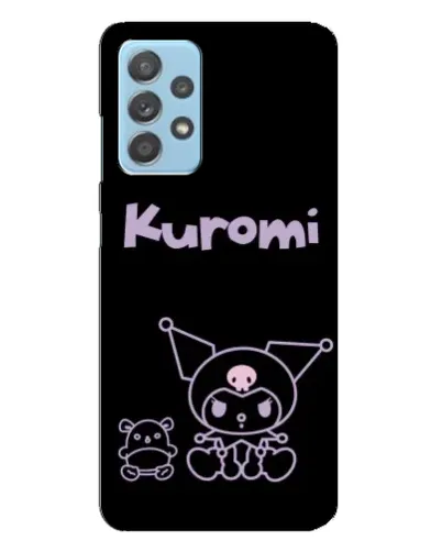 Чехол для Samsung Galaxy A23 с картинкой «Kuromi — черный минимализм»