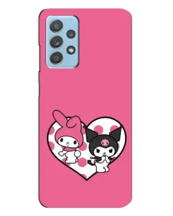 Чехол для Samsung Galaxy A23 с картинкой «Kuromi и My Melody» Чехол для Samsung Galaxy A23 с картинкой «Kuromi и My Melody»
