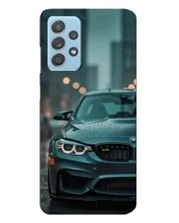 Чехол для Samsung Galaxy A23 с картинкой «BMW в огнях города» Чехол для Samsung Galaxy A23 с картинкой «BMW в огнях города»