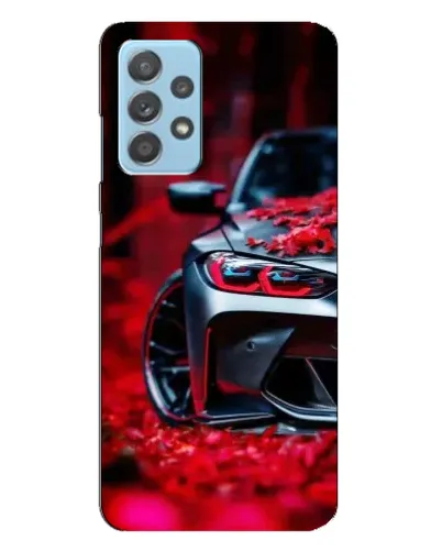 Чехол для Samsung Galaxy A23 с картинкой «Спортивная BMW и цветы» Чехол для Samsung Galaxy A23 с картинкой «Спортивная BMW и цветы»