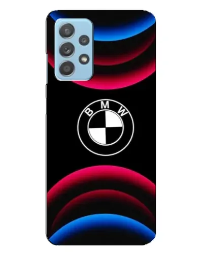 Чехол для Samsung Galaxy A23 с картинкой «Логотип BMW и неоновые дуги» Чехол для Samsung Galaxy A23 с картинкой «Логотип BMW и неоновые дуги»