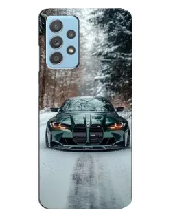 Чехол для Samsung Galaxy A23 с картинкой «BMW в зимнем лесу» Чехол для Samsung Galaxy A23 с картинкой «BMW в зимнем лесу»