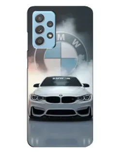 Чехол для Samsung Galaxy A23 с картинкой «BMW в белом дыму» Чехол для Samsung Galaxy A23 с картинкой «BMW в белом дыму»