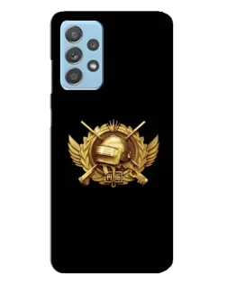 Чехол для Samsung Galaxy A23 с картинкой «PUBG — оранжевый градиент»