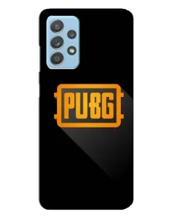 Чехол для Samsung Galaxy A23 с картинкой «PUBG — рамка лого»