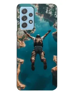Чехол для Samsung Galaxy A23 с картинкой «PUBG — свободное падение»