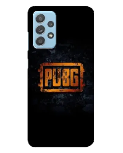 Чехол для Samsung Galaxy A23 с картинкой «PUBG — золотой логотип»