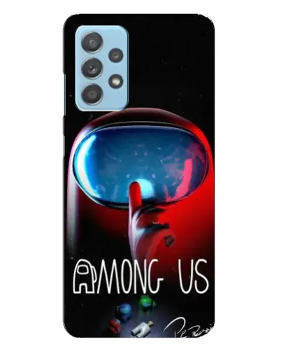 Чехол для Samsung Galaxy A23 с картинкой «Красный импостер — макро» Чехол для Samsung Galaxy A23 с картинкой «Красный импостер — макро»