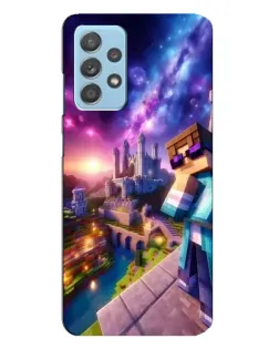 Чехол для Samsung Galaxy A23 с картинкой «Стив и космос»