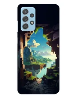 Чехол для Samsung Galaxy A23 с картинкой «Вид из пещеры»