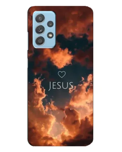 Чехол для Samsung Galaxy A23 с картинкой «Сияние Имени Jesus»