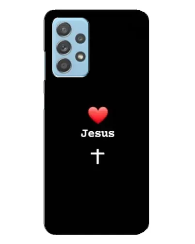 Чехол для Samsung Galaxy A23 с картинкой «Сердце - Jesus»